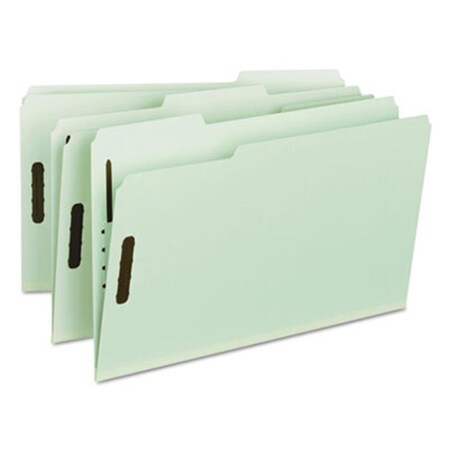 Made-To-Stick Recycled Pressboard Fastener Folders, Legal, 1 in. Exp, Gray-Green, 25-BX, 25PK MA192715